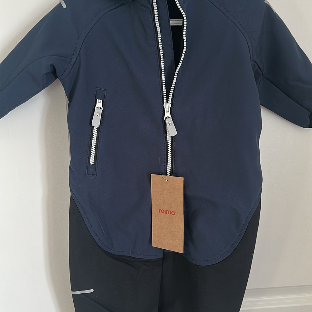 Weatherproof Kids' one piece suit in navy and black